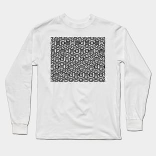 New School Neon Grey and White Long Sleeve T-Shirt